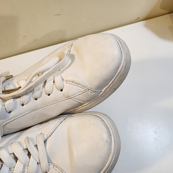 Kate Spade  ♠️ New York women's White Leather Casual lace-up Sneaker 9B - Picture 12 of 14